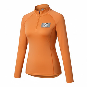 Top Quality Breathable <b>Compression</b> <b>Shirt</b> for Men Custom Logo Casual Solid Pattern Long Sleeve with O-Neck - Product Image 4