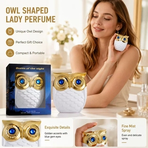 Deold En Stock OEM Logo Personnalisé Sculpture Hibou Vente en Gros 30ml Parfum EDP Boisé Floral Oriental pour Femme - Product Image 4