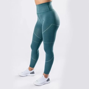 เลกกิ้งออกกำลังกายโยคะสำหรับผู้หญิง ทรงเข้ารูป ยาวถึงเข่า เนื้อผ้าถักบางเบา ระบายอากาศได้ดี ป้องกันแบคทีเรีย เอวสูง เซ็กซี่ ขายดีประจำปี 2026 - Product Image 3