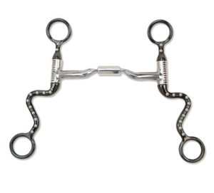 Mors d'entraînement en acier inoxydable à points, mors de dressage avec ferrule en cuivre pour le contrôle équin, équestre, 5 pouces - Product Image 6