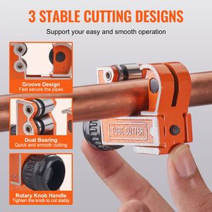Mini Tagliatubi ad Alta Velocità SKD per Lavori Pesanti, Diametro Esterno da 1/8'' a 1 1/8'' Utensile Tagliatubi in Rame Compatto e Pratico - Product Image 4