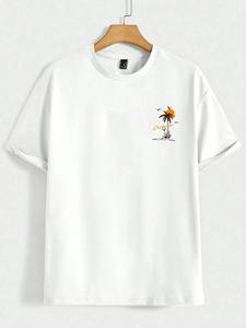 T-shirt pour homme en coton ample, style décontracté et mode, collection Summer Set Off Again Adventure California, vêtements de sport, hauts d'été surdimensionnés - Product Image 6