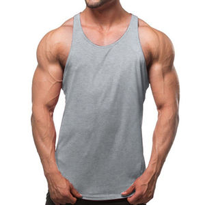 Venta al por mayor de gráficos personalizados culturismo Fitness músculo entrenamiento gimnasio Stringer hombres camisetas sin mangas - Product Image 5