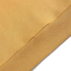 Sudadera con Capucha para Hombre, Amarillo y Negro, Manga Raglán, Color Sólido, Felpa, Casual, con Bolsillo, Corte Regular, para Otoño - Product Image 6