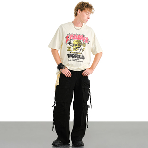 Camisetas Extra Grandes de Estilo Cuadrado para Hombre de la Mejor Calidad, Camisetas de Algodón Orgánico con Tu Propio Estampado, Camisetas Gráficas Clásicas de Corte Holgado para Hombre - Product Image 5