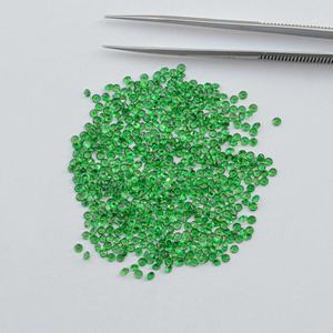 Pierre précieuse Tsavorite naturelle de 2,25 mm, taille ronde, qualité de nettoyage des yeux, calibrée, pierre de naissance de janvier, bague, jeu de couleurs, Tsavorite, vente flash - Product Image 3