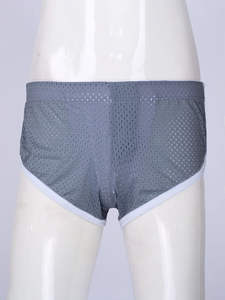 Short de sport en maille pour garçons et hommes, idéal pour la gym, le jogging, l'entraînement, la course, le fitness, le basketball, la plage, coupe ample, couleur unie rose vif - Product Image 3