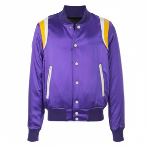 Chaquetas Cortavientos de Satén Personalizables para Hombre, con Capucha, para la Temporada de Invierno, Chaqueta Bomber Extra Grande con Acabado de Alta Calidad - Product Image 1