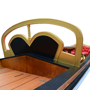 Góndola Veneciana, Bote de Remo Turístico, Bote de Cola Larga, Bote de Pasajeros para Ríos, Lagos y Complejos Turísticos, 1100Lx137.16Wx166H cm - Product Image 4
