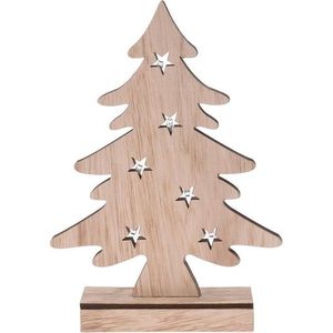 Décorations de maisons de vacances chaleureuses, arbre de Noël en bois et MDF pour une touche festive - Product Image 1