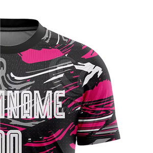 Maillot de football personnalisé de haute qualité à sublimation, séchage rapide, respirant - Product Image 3