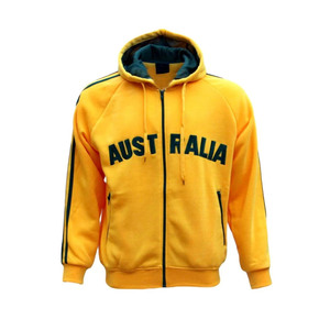 <b>Men</b>’s Premium Fleece Zip-Up Hoodie <b>Jacket</b> Custom Logo Australia Style Contrast Lining Hooded Sweatshirt Winter Casual Streetwear - Product Image 4