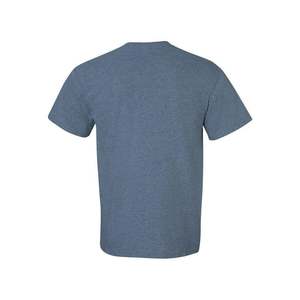 T-shirt respirant à manches courtes pour homme, 100% coton pur, style tendance, col rond, marque haut de gamme, été - Product Image 1