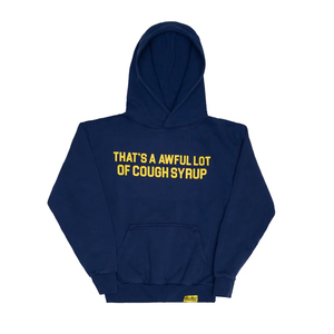 Vêtements pour hommes : Sweat à capuche de marque de créateur 'THAT'S a AWFUL LOT of COUGH SYRUP' pour hommes, en coton de luxe de qualité supérieure, épais, style streetwear - Product Image 5