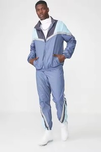 Mens <b>Vintage</b> <b>Tracksuit</b> Heritage College Style Arch Letter Print Crewneck Sweatshirt and Sweatpants Set Faded Cotton Fleece - Product Image 4
