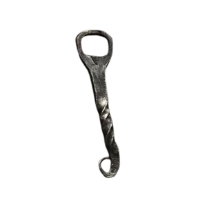Abridor de Botellas de Metal Forjado a Mano Estilo Rústico, con Mango Antiguo en Espiral, Levantador de Tapas de Cerveza, Regalo Personalizado para Padrinos de Boda, Utensilios de Bar Industriales - Product Image 4
