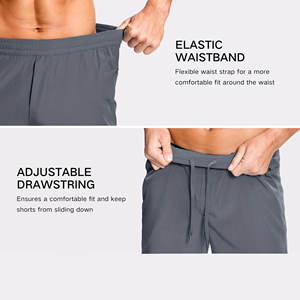 Pantalones cortos de tenis profesionales para hombre con bolsillos profundos, tela ligera y transpirable de alto rendimiento, ropa deportiva de secado rápido para gimnasio - Product Image 5