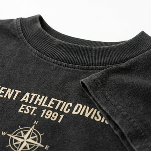 Camiseta Deportiva de Corte Holgado con Efecto Lavado, 250 GSM, 100% Algodón, Estilo Urbano para Hombre y Mujer, OEM - Product Image 3