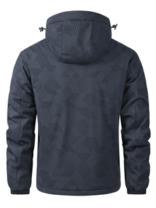 Veste bomber en cuir pour homme sur mesure, respirante et imperméable, style décontracté pour l'hiver, prix de gros, directement de l'usine - Product Image 2