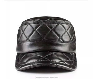 Chapeau haut de forme Plaid chaud Gennie cuir fait OEM ODM Services casquettes - Product Image 3