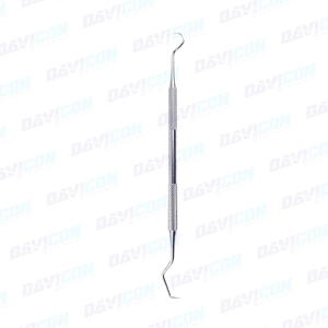 Raspador Dental de Doble Punta de Acero Inoxidable, Juego de Instrumentos Manuales para Eliminar Cálculos, Uso Quirúrgico, Clase I - Product Image 2
