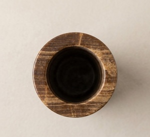Jarrón Cilíndrico de Ónix Marrón Natural, Hecho a Mano, Tubo Recto, Florero de Piedra, Venta al Por Mayor, Logotipo Personalizado, Decoración del Hogar - Product Image 4