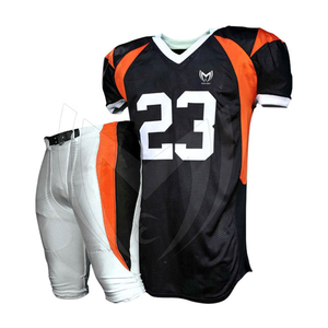 Uniformes de football américain personnalisés de haute qualité, ensembles grande taille, prix de gros, meilleur maillot en twill de football, antibactérien - Product Image 1