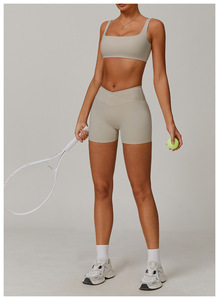 Custom Nylon High Impact Cross <b>Back</b> Sports Bra Women Workout Padded Gym Running Bra Fitness Wear Yoga Sports Bra - Product Image 3