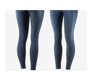 Equestrian กางเกงยีนส์ขาสั้นสำหรับขี่ม้า,กางเกงยีนส์ขี่ม้าทำจากซิลิโคนอย่างหนาสามารถกำหนดโลโก้ได้เองปี2022 - Product Image 3