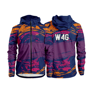 Chaqueta Cortavientos Personalizada con Logotipo Frontal Impreso, Cierre de Cremallera, Impermeable, Resistente al Viento, de Secado Rápido y Ecológica - Product Image 3