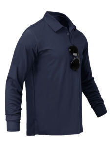 Camisetas Casuales de Manga Larga para Hombre, 100% Poliéster Transpirable, Color Sólido, con Logotipo Personalizado, Impresión y Bordado, Secado Rápido, Venta al Por Mayor - Product Image 5