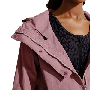 Custom Women's Pink Cropped Windbreaker <b>jacket</b> for men <b>Lightweight</b> Waterproof Outdoor Running Coat OEM Windbreaker Zip Up <b>Jacket</b> - Product Image 6