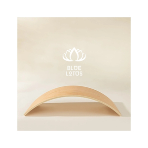 Planche d'équilibre en bois de haute qualité pour enfants, entraînement à l'équilibre et exercices de renforcement du tronc, avec surface en bois lisse poncée - Product Image 1