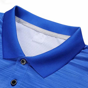 เสื้อโปโลคุณภาพสูง แห้งเร็ว สำหรับกีฬากอล์ฟ โรงเรียน ผ้าฝ้ายผสมโพลีเอสเตอร์ ระบายอากาศได้ดี - Product Image 4