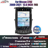 Autoradio AuCar 13,6'' Android 13 Écran Tesla Navigation GPS Lecteur multimédia DVD pour Nissan 370Z 2009-2021 Stéréo auto