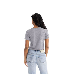 Crop top pour femme, vêtements vierges en gros, T-shirt court personnalisé pour impression à la demande, logo personnalisé - Product Image 6