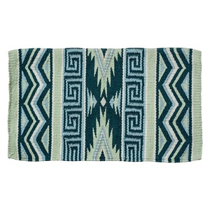 Tapis de selle à motifs pour l'équitation, couverture tressée pour chevaux, tapis d'entraînement pour l'écurie, selle en cuir pour le barrel, fabrication en gros - Product Image 5