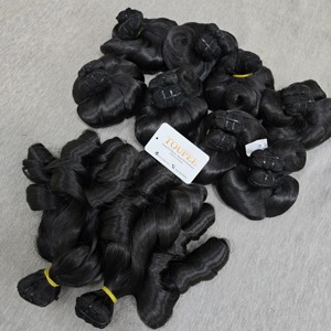 ผมแท้แบบ Super Double Drawn จากผู้บริจาคคนเดียว น้ำหนัก 100 กรัม ต่อผมแบบเครื่องจักรใหม่ คุณภาพพรีเมียม ราคาขายส่ง มีเนื้อผมหลากหลายแบบ - Product Image 5