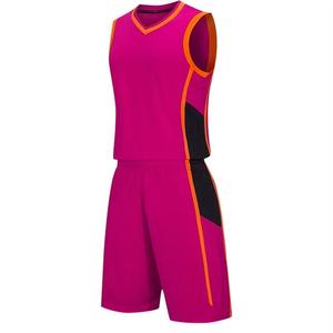 Uniforme de basket-ball de qualité supérieure 100% polyester unisexe, taille plus, anti-UV, respirant, antibactérien, séchage rapide, prix raisonnable - Product Image 3
