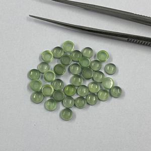 Cabochon serpentin vert naturel de qualité AAA 5mm Pierres précieuses en vrac les plus vendues Fournisseur vérifié - Product Image 2