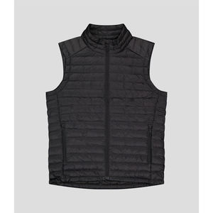 เสื้อกั๊กพัฟเฟอร์ผู้ชายแบบไม่มีแขนสำหรับฤดูหนาว น้ำหนักเบา สวมใส่สบาย ไซส์ใหญ่  แบบหนา ระบายอากาศได้ดี รับสั่งทำ - Product Image 1