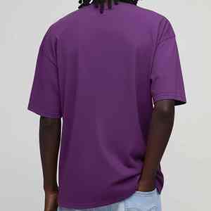 Screen Printed Logo 100% Cotton Heavyweight 210g Eco-Friendly custom logo man t-shirt Men T Shirt Oversized Streetwear Tee - Product Image 3