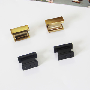 Premium Quality Modern Zinc Alloy Cabinet Knob Minimalist Geometric <b>Pull</b> for Kitchen Bathroom Nightstands Furniture Black <b>Gold</b> - Product Image 1