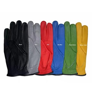 Gants de golf unisexes en cuir Cabretta pour hommes, respirants, avec poignées durables, blancs, main droite, confortables pour les sports d'été - Product Image 5