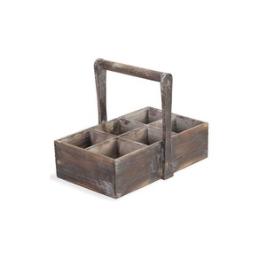 Artisan Wooden <b>Caddy</b> Storage Solution for Coffee Station Bathroom Organization <b>Kitchen</b> Counter and Daily Essentials - Product Image 3