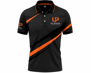 เสื้อโปโลผู้ชายแบบกำหนดเอง แห้งเร็ว ผลิตจากโพลีเอสเตอร์ สำหรับทีมกอล์ฟ  รับทำโลโก้ด้านหน้าและด้านหลัง  ชุดกีฬา  ผู้ผลิต OEM ODM - Product Image 1