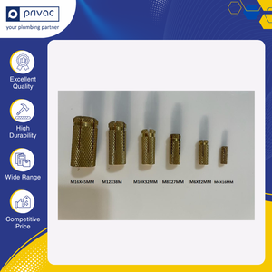 Best Quality <b>Tools</b> and Hardware Female Threaded Expansion Type 10mm Brass Anchor with Natural Surface Treatment - Product Image 2