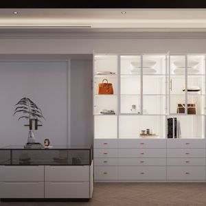 JY Project Customized MDF European Design Luxury Walk-in <b>Wardrobe</b> Adjustable Shelves Modern Bedroom Closet Hotel Villa - Product Image 2