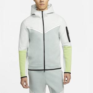 Conjunto Deportivo de Felpa Técnica para Hombre, Sudadera con Capucha y Pantalones, Ropa Deportiva para Gimnasio, Sudadera con Capucha y Pantalones Jogger con Cierre - Product Image 2