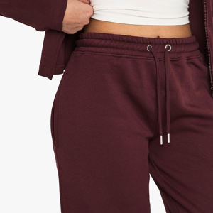 Pantalon de survêtement évasé pour femme de haute qualité, style streetwear, en polaire légère, respirant, taille élastique, poches latérales, 100 % coton - Product Image 6